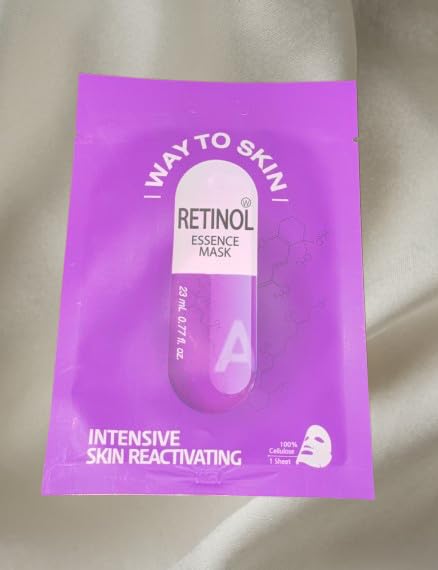 Amazon.com : Way to Skin Retinol Essence Face Mask, Intensive Skin